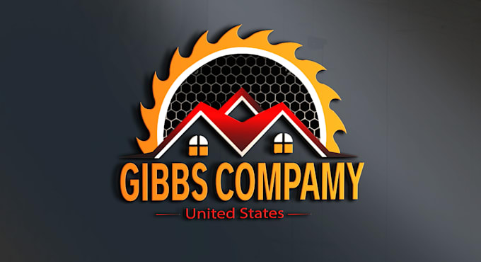 design handyman, excavator, tools, construction, remodeling logo