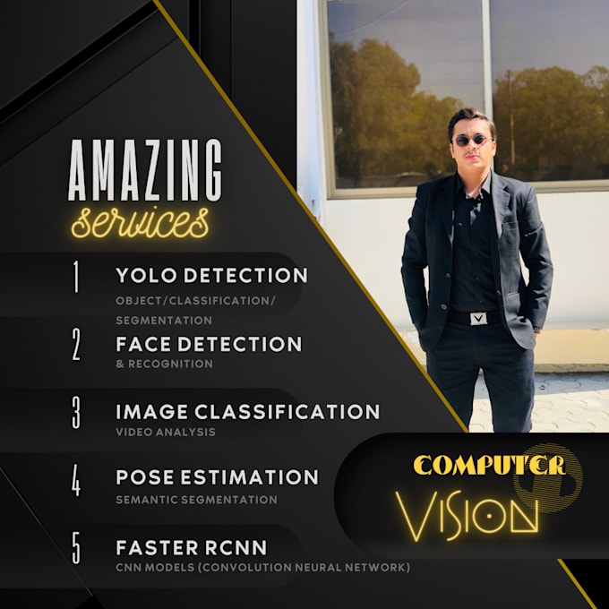 Do image classification, face recognition, yolo detection,tracking by Ghufran1231 Fiverr