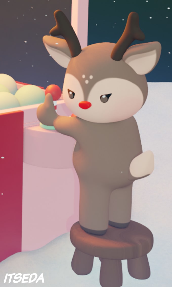turn 2d chibi characters into 3d models