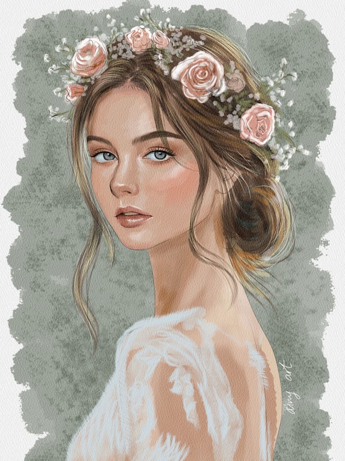 paint hand drawn watercolor paintings from your photos