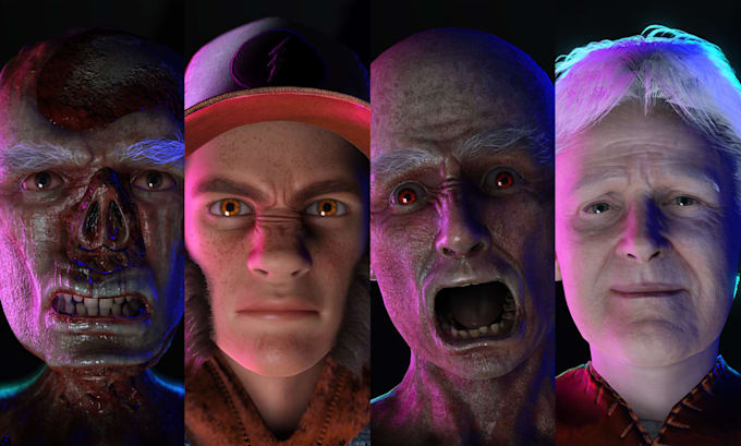 create a stunning 3d character model for your video game