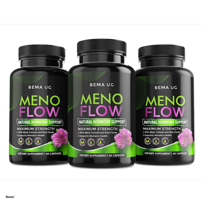 do professional supplement label design