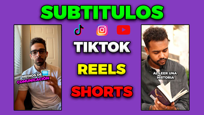 edit your tiktoks reels and shorts with subtitles