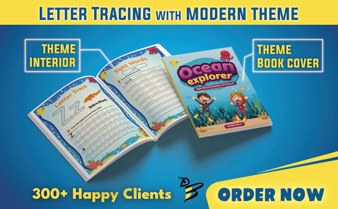 create a dynamic letter tracing workbook for young learners