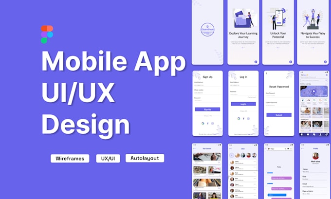 Create figma wireframe for your mobile ui ux design projects by Zara ...