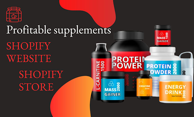 create health and fitness shopify supplement store health nutrition website