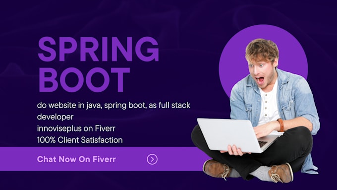 do website in java, spring boot, as full stack developer