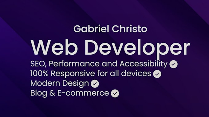 build websites that are fast and responsive