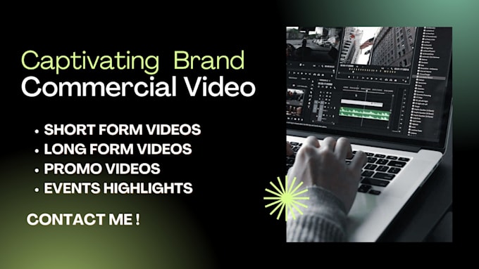 create a captivating brand commercial video
