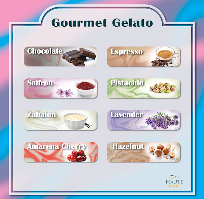 create a design for your menu board