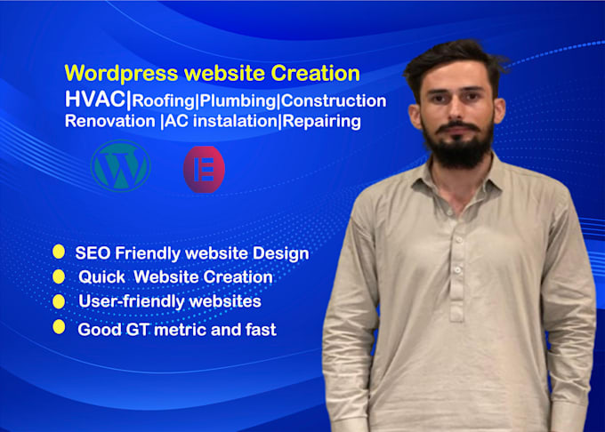 create a basic wordpress website with basic on page SEO