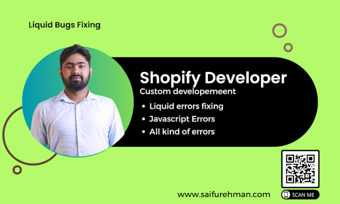 fix shopify bugs errors issues liquid code theme customization expert