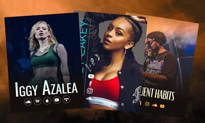 design epk artist wordpress business website