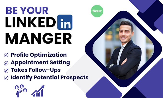 be your linkedin manager and appointment setter