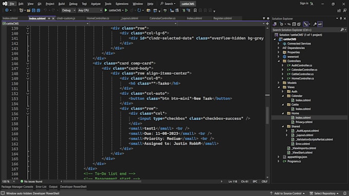 create a custom dot net mvc web application for you