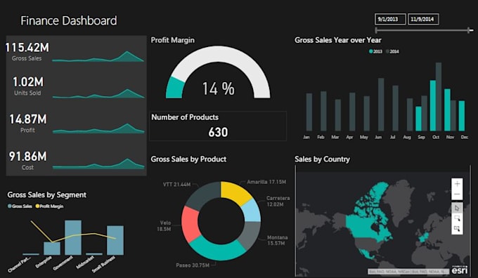 Make an interactive dashboard in power bi with custom filter by Pritam ...