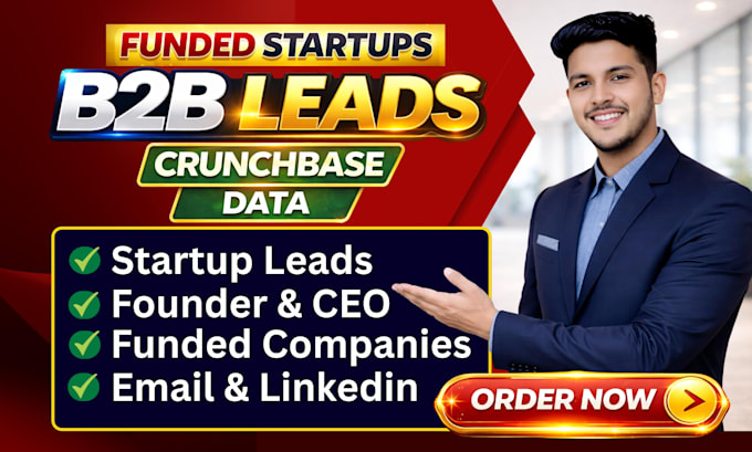do b2b lead generation for startups using crunchbase