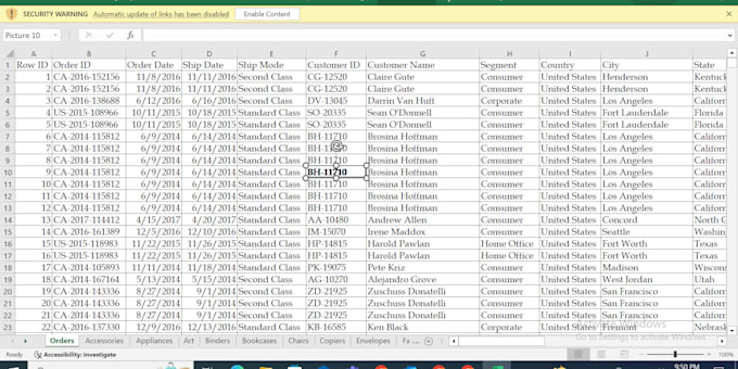 do ms excel data cleaning and formatting, splitting, merging, sorting