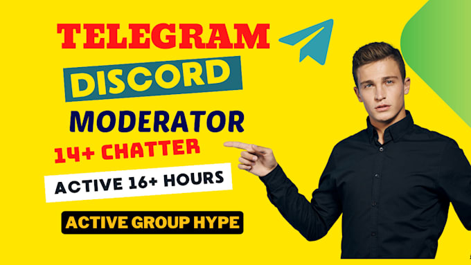 be telegram community manager with 14 chatters in crypto community
