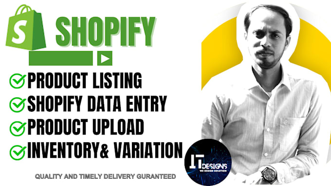 manually upload shopify product listing, import, or upload list, add products