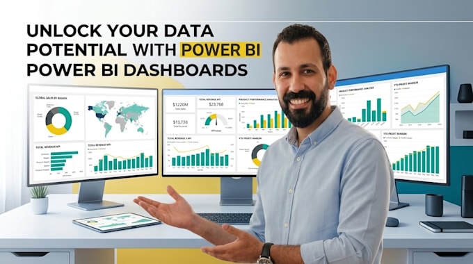 design an interactive power bi dashboard for your business