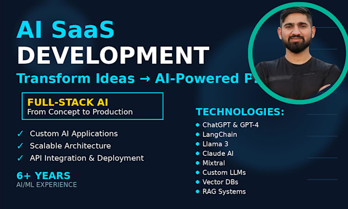 create ai saas, ai website and ai chatbot using chatgpt and langchain