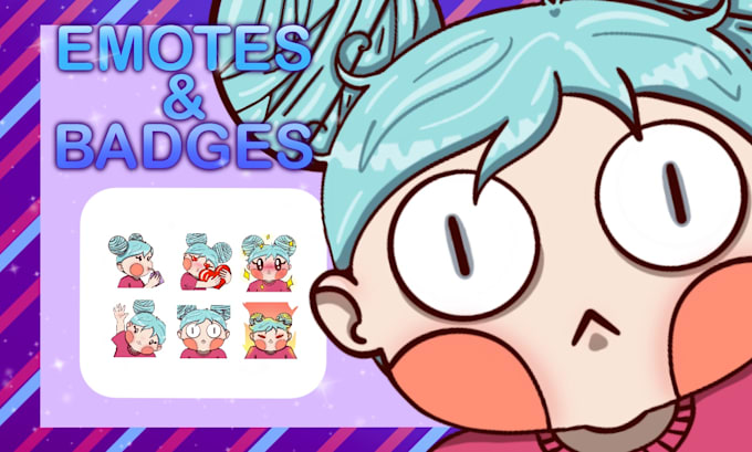 make emotes and badges for you