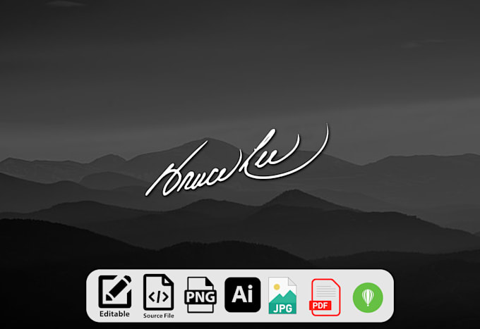 convert signature into stamp