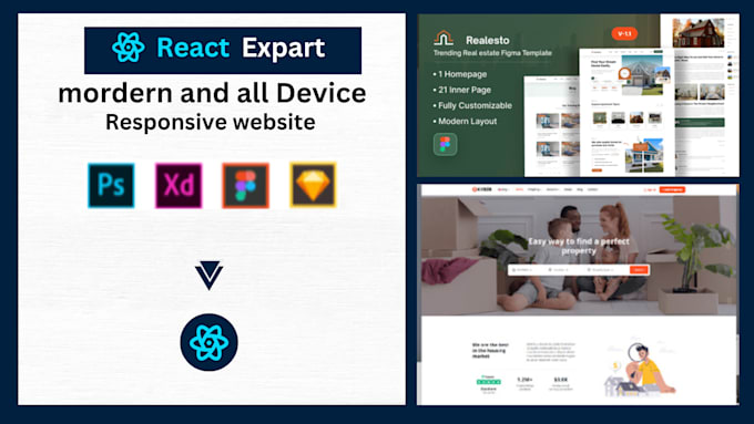 Assist react developer dynamic react front end react mern stack ...