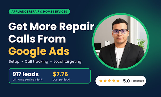 set up google ads for appliance repair and home service leads