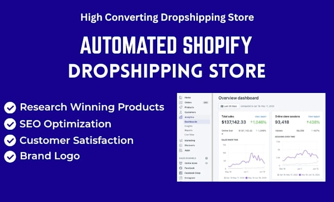 create high converting shopify dropshipping store, shopify store design redesign