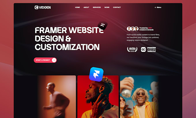 do framer website design, framer landing page, framer developer
