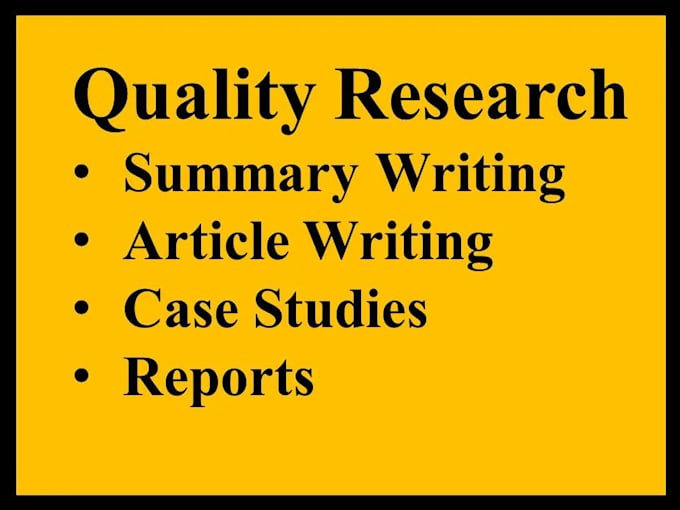 do case study analysis, research, report and summaries