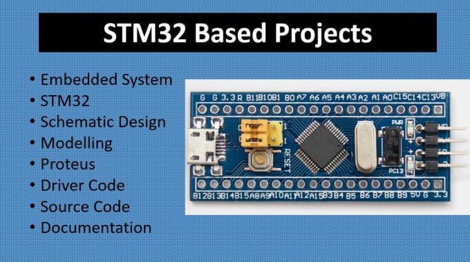Do stm32 microcontrollers programming by Mateenulhaq13 | Fiverr