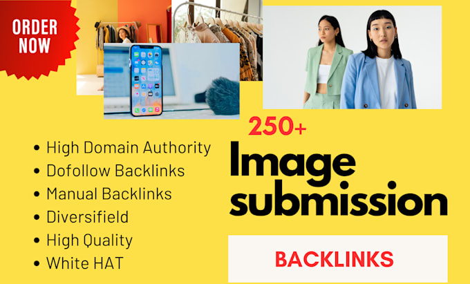 do image submissions to high authority sites
