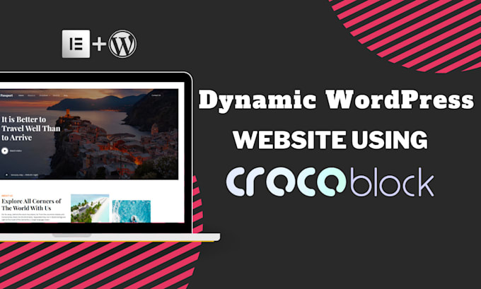 build dynamic wordpress booking website with elementor crocoblock jet engine