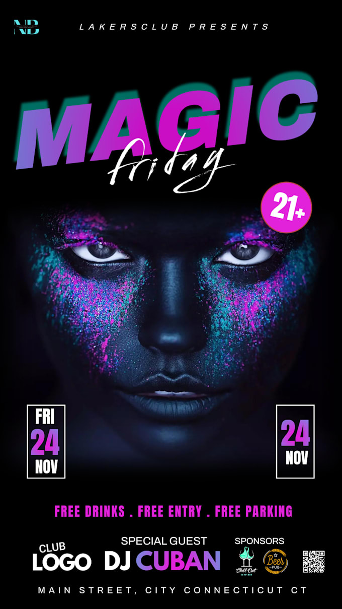 design professional flyers or posters of any type
