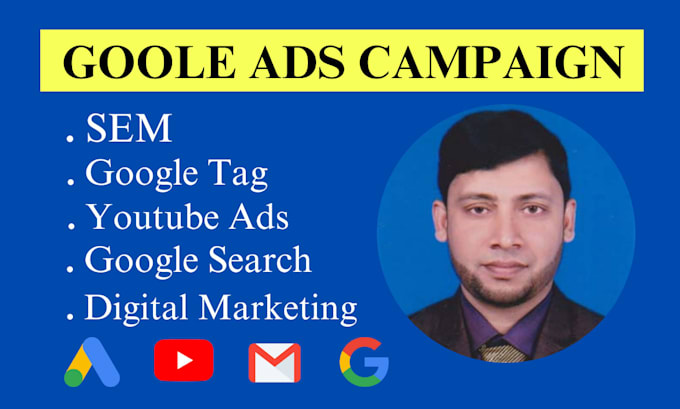 do setup google ads campaign for digital marketing job