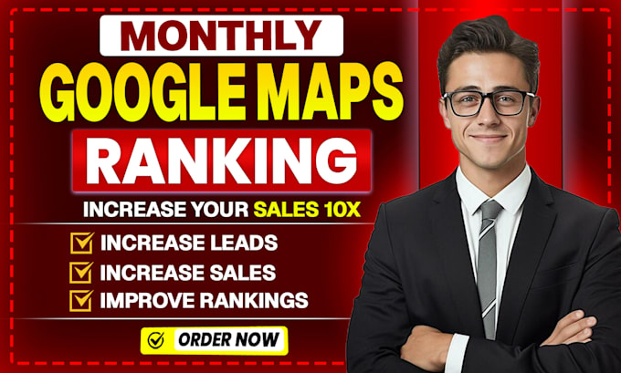 do monthly local SEO of gmb to rank your business in google maps top 3
