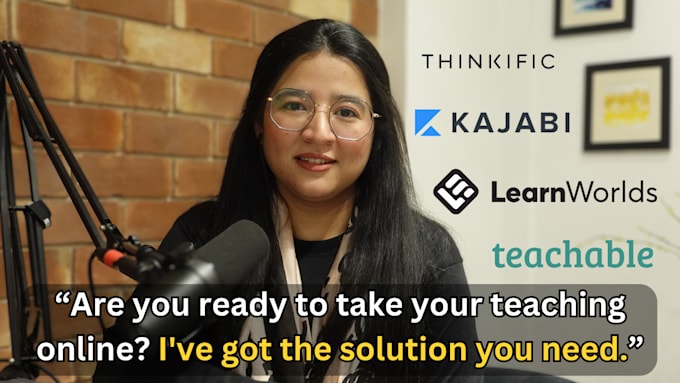 setup your kajabi thinkific learnworlds teachable course website