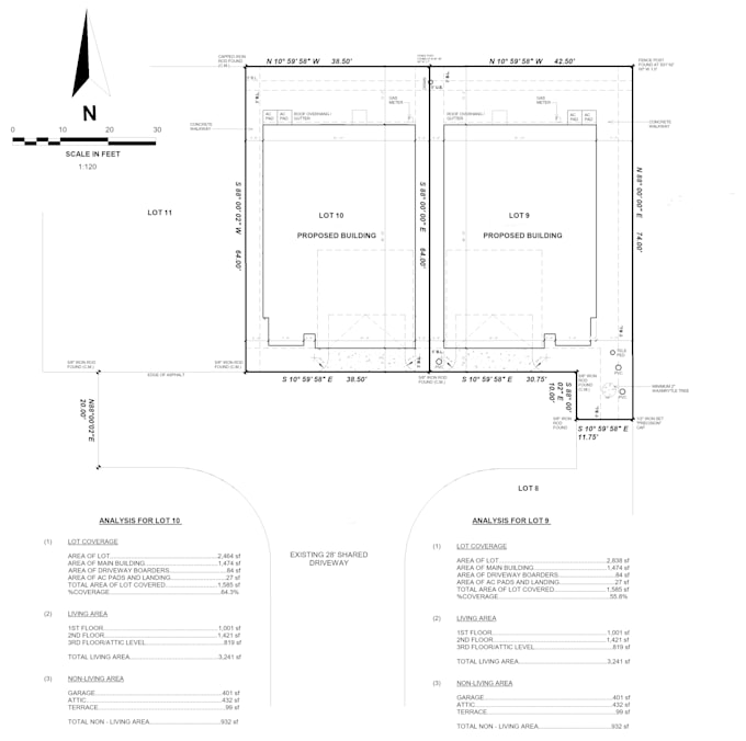 draft architectural planning permit sets, d and a statements