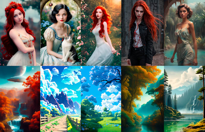 create professional and detailed ai art using ai