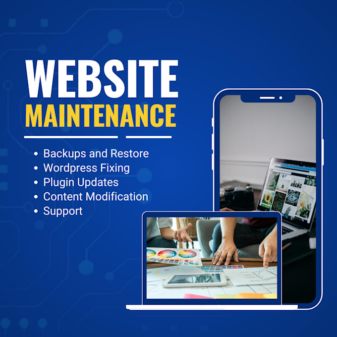 perform maintenance tasks for your wordpress website