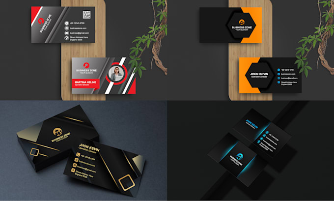create luxury business cards