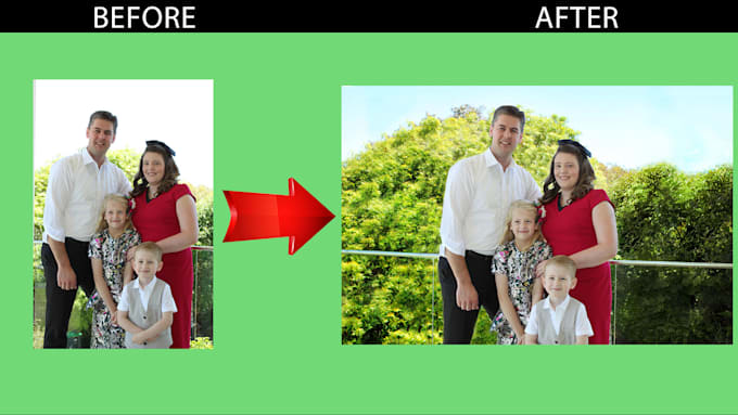extend the background, add objects to the photo