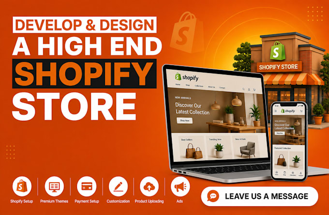 build or edit a dropshipping shopify store design