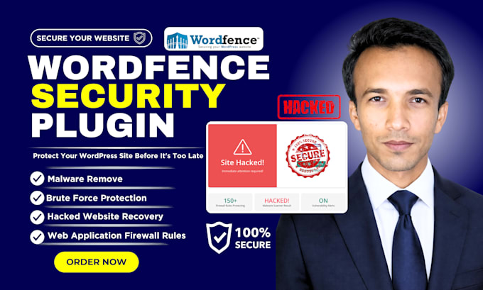 install wordfence remove malware, recover hacked wordpress website and secure it