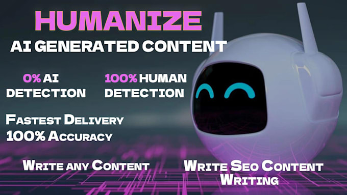 rewrite plagiarism free content, humanize and proofread ai written content