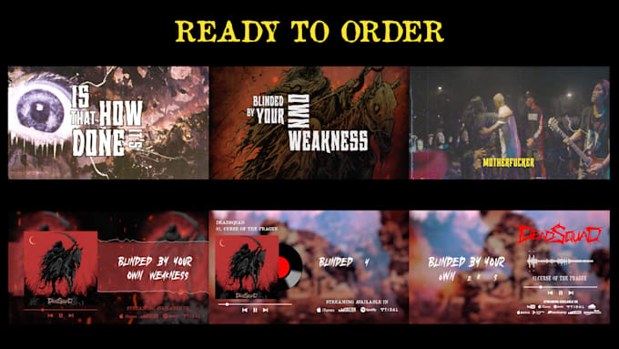 create lyric video for metal, hardcore, punk song