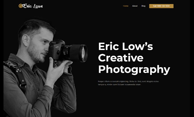 make photography, video, and drone website with online booking